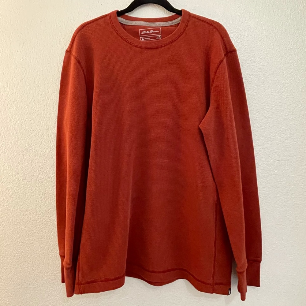 Burnt Orange Eddie Bauer Long Sleeved Top